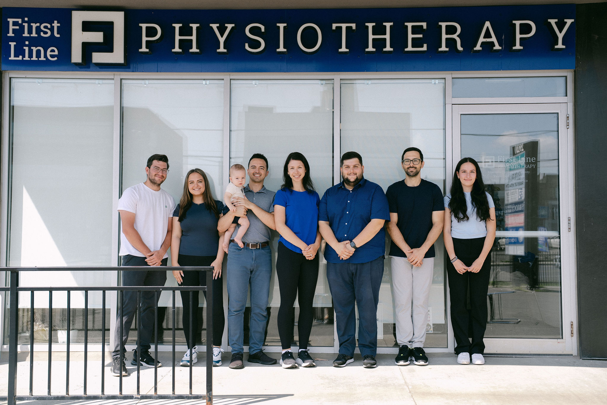 Team Picture Team at First Line Physiotherapy North York. Physiotherapy, Massage Chiro